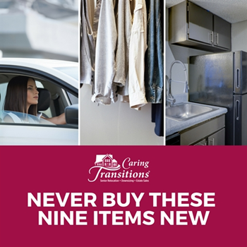 Never Buy These Nine Items New